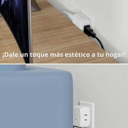 Multi-enchufe  5 en 1